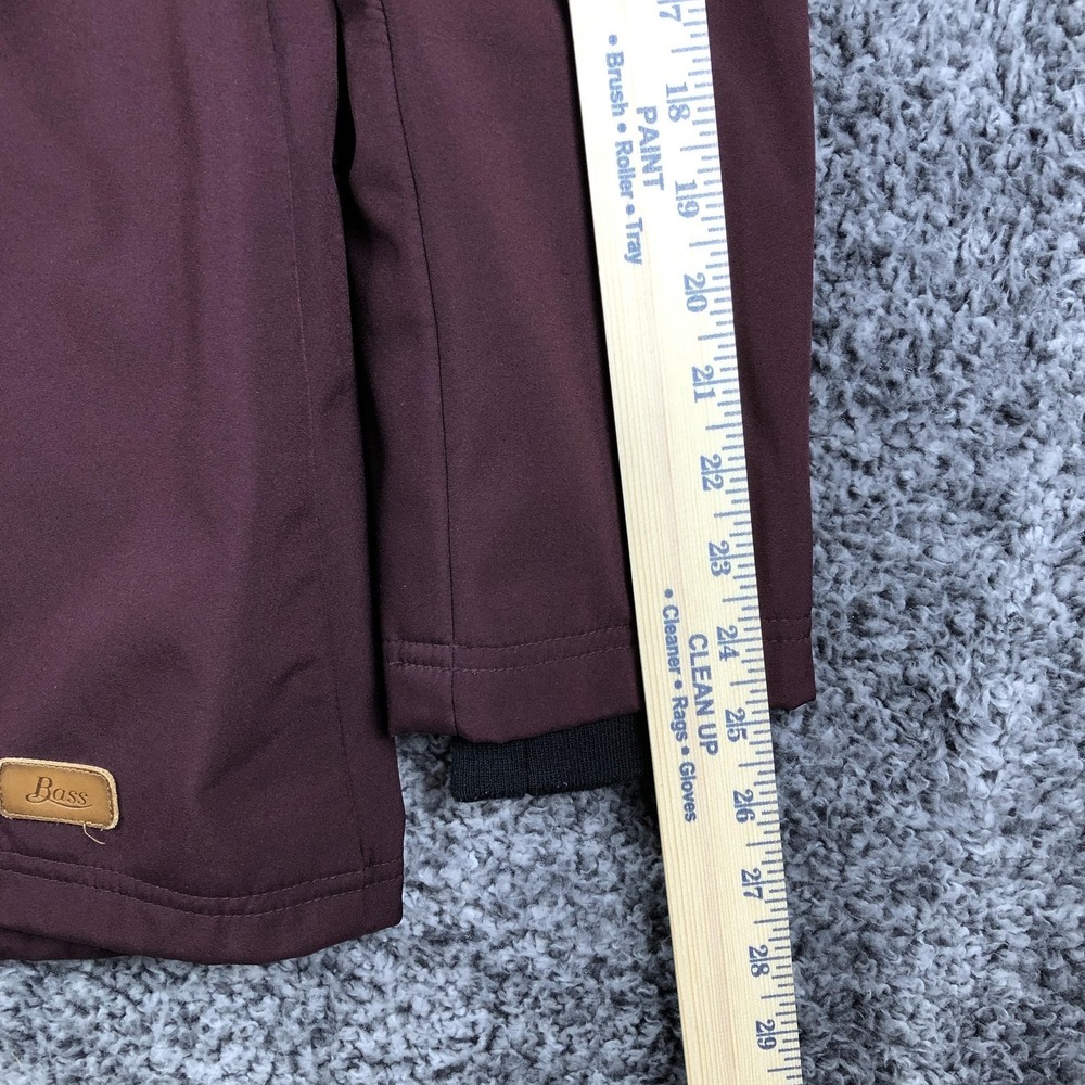 Bass Coat Womens Medium Purple Hooded Lined Parka Winter Zip Pockets Outdoor - Picture 7 of 12